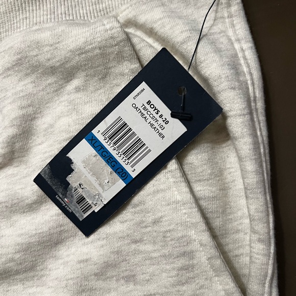 Tommy Hilfiger Kids Light Beige Joggers with Logo - Picture 13 of 17